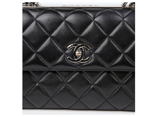 Trendy CC Chanel Borsa a spalla piccola CC alla moda Nero - vista 3