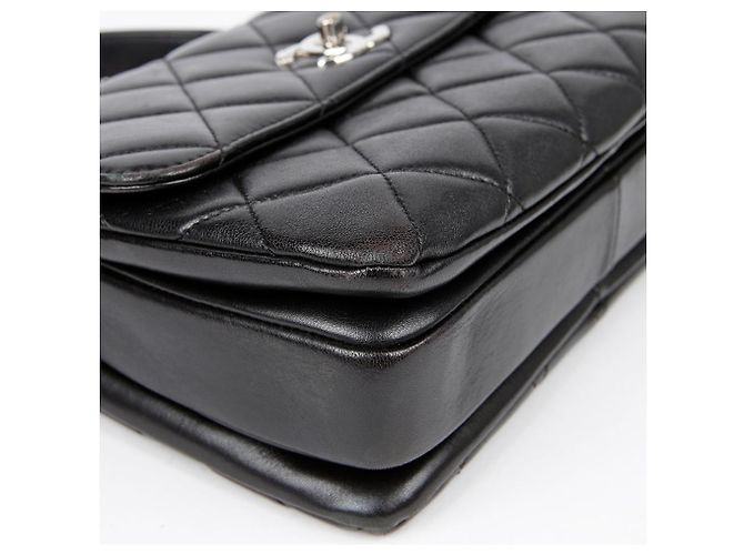 Trendy CC Chanel Borsa a spalla piccola CC alla moda Nero - vista 8