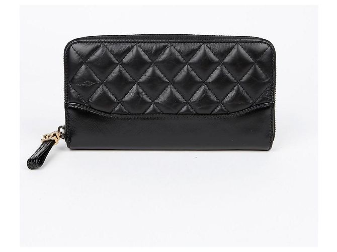 Chanel Cartera Larga con Cremallera Gabrielle Negro - vista 2
