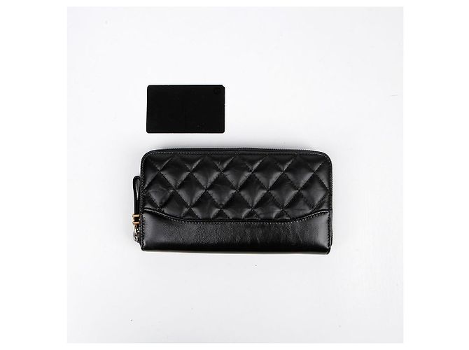 Chanel Cartera Larga con Cremallera Gabrielle Negro - vista 8