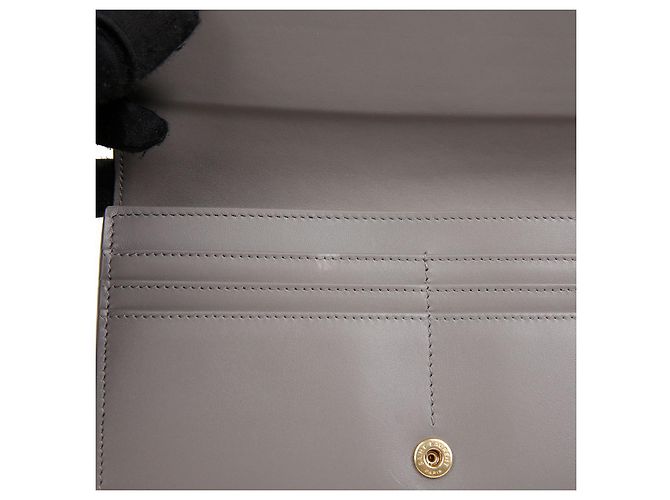 Saint Laurent Langer Geldbeutel mit Klappe Braun - Ansicht 12