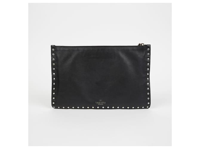 Valentino Clutch Rockstud Nero - vista 2