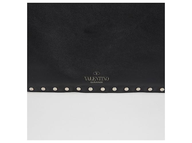 Valentino Clutch Rockstud Nero - vista 4