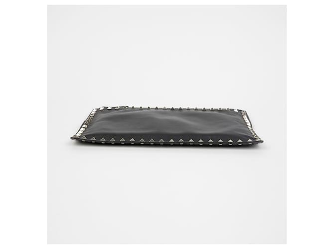 Valentino Clutch Rockstud Nero - vista 6