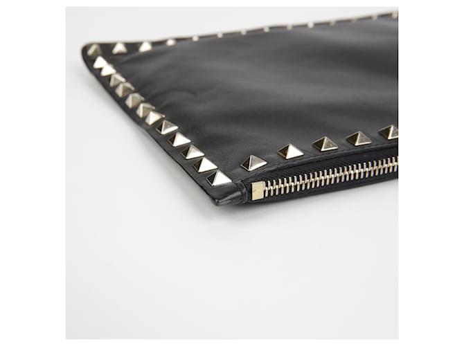 Valentino Clutch Rockstud Nero - vista 7