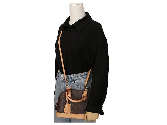 Louis Vuitton Borsa a Spalla Alma BB Marrone - vista 16