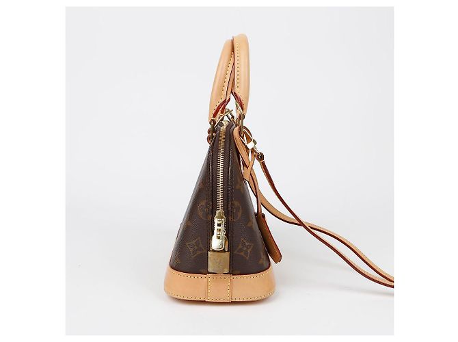 Louis Vuitton Borsa a Spalla Alma BB Marrone - vista 8