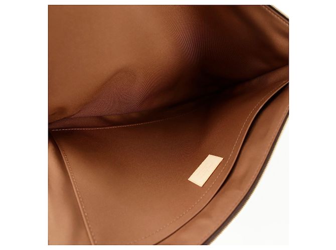 Louis Vuitton Clutch Etui Voyage MM Marrone - vista 9