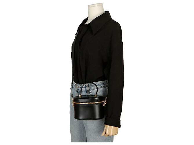 Dior Borsa a Spalla CD Signature Vanity Small Tote Nero - vista 9