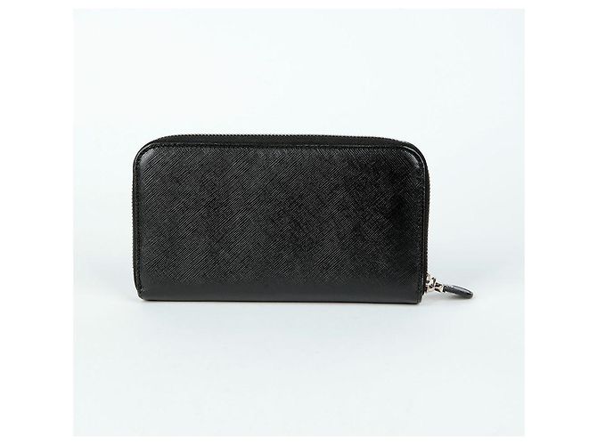 Salvatore Ferragamo Cartera larga Gancini Negro - vista 3