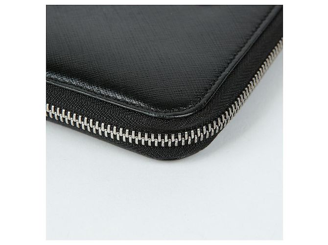 Salvatore Ferragamo Cartera larga Gancini Negro - vista 8