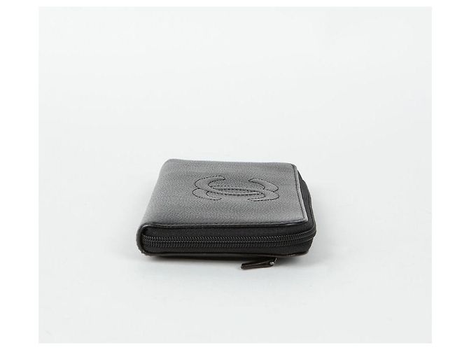 Timeless Chanel Cartera larga atemporal de piel de caviar Negro - vista 5