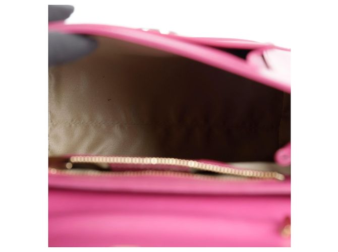 Salvatore Ferragamo Borsa a spalla con fiocco Porpora - vista 9