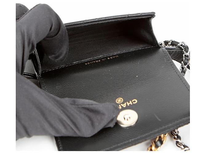 Chanel CC Logo Gürteltasche Schwarz - Ansicht 10