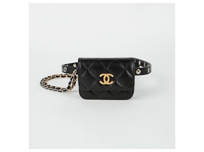 Chanel CC Logo Gürteltasche Schwarz - Ansicht 2