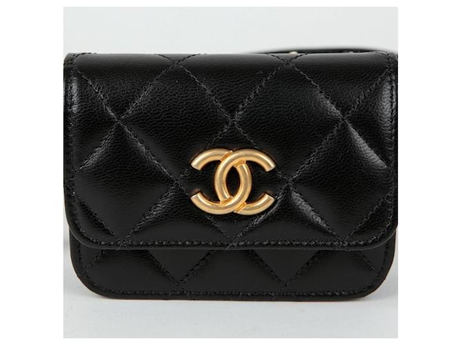 Chanel CC Logo Gürteltasche Schwarz - Ansicht 3