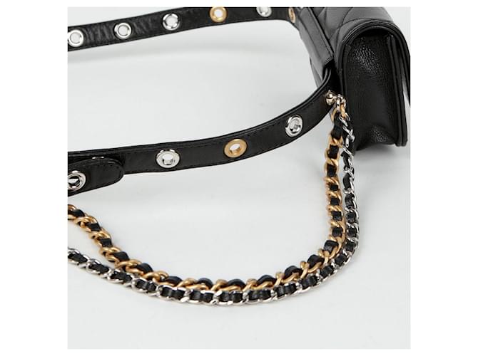 Chanel CC Logo Gürteltasche Schwarz - Ansicht 6