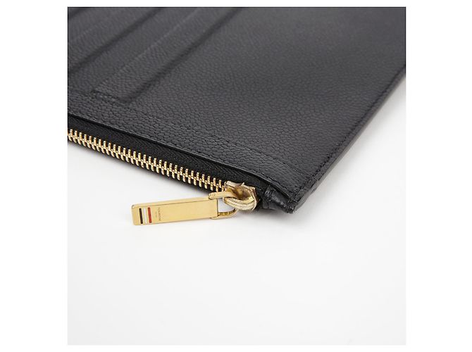 Thom Browne Clutch Pequeño Debossed Negro - vista 6