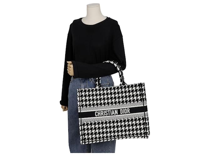 Book Tote Dior Große Tote Bag Schwarz - Ansicht 8