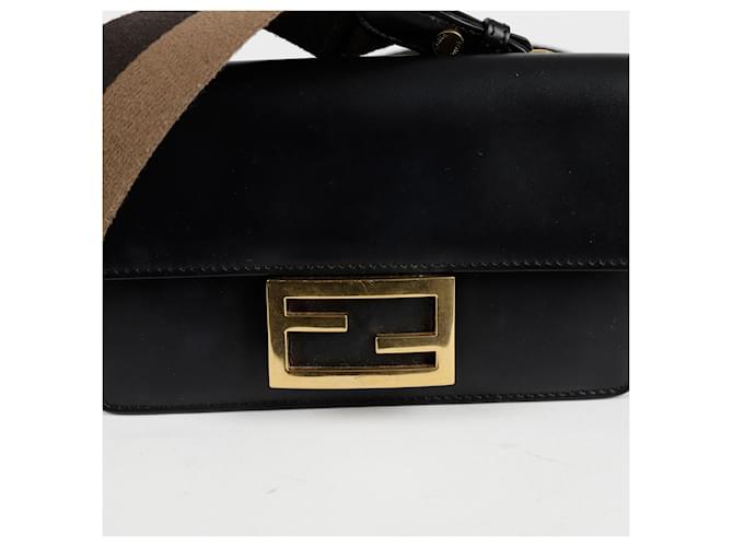 Fendi Mini borsa a spalla Baguette Nero - vista 2