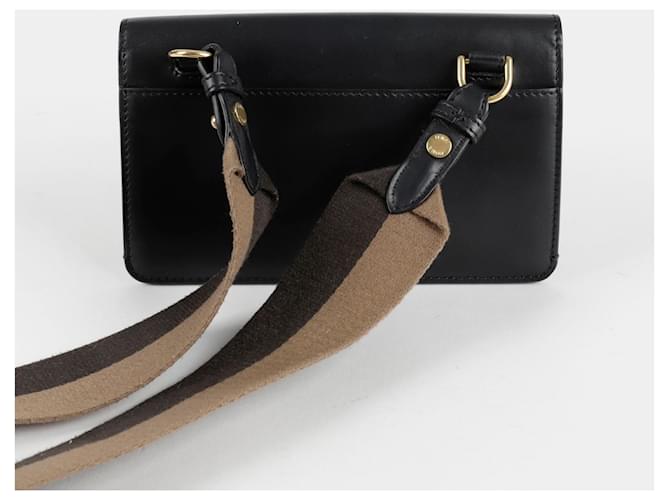 Fendi Mini borsa a spalla Baguette Nero - vista 3