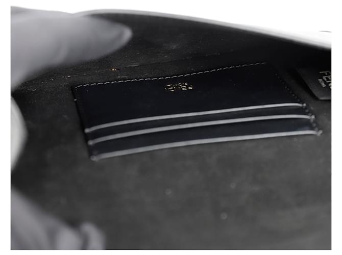 Fendi Mini borsa a spalla Baguette Nero - vista 9