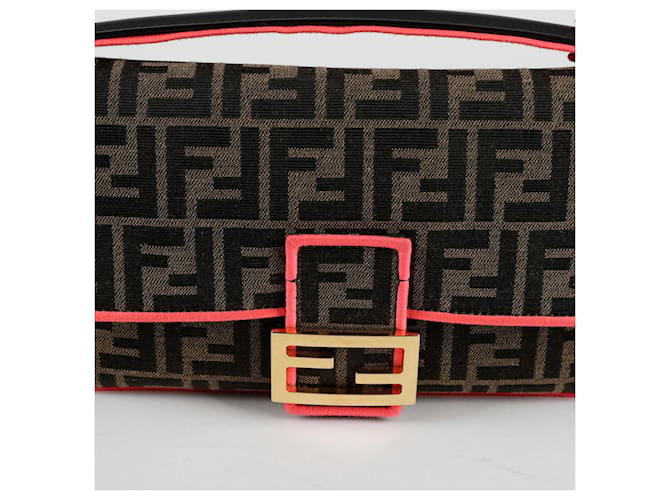 Fendi Baguette Medium Schultertasche Braun - Ansicht 2