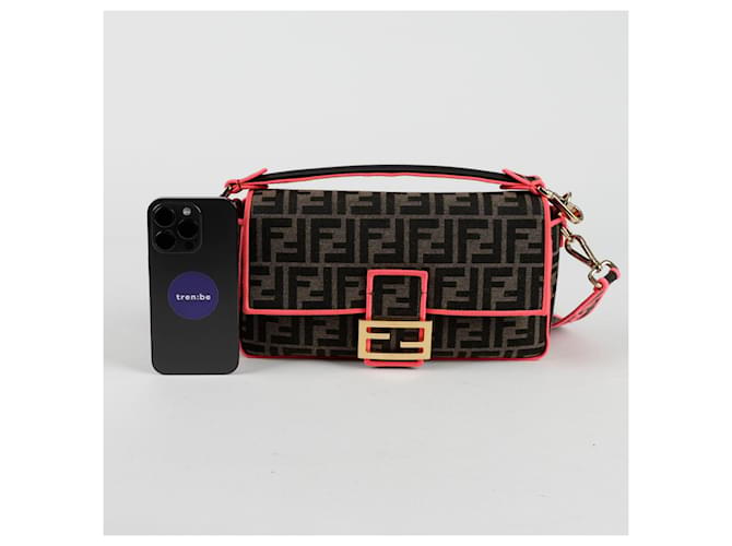 Fendi Baguette Medium Schultertasche Braun - Ansicht 7