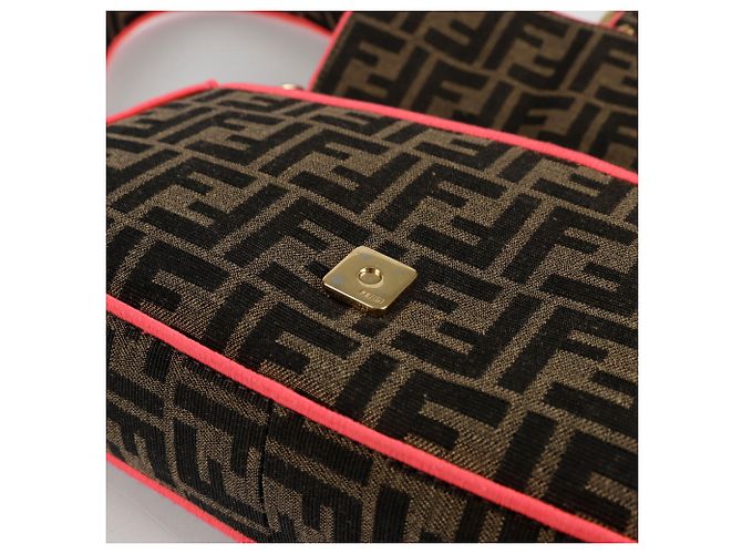 Fendi Baguette Medium Schultertasche Braun - Ansicht 8