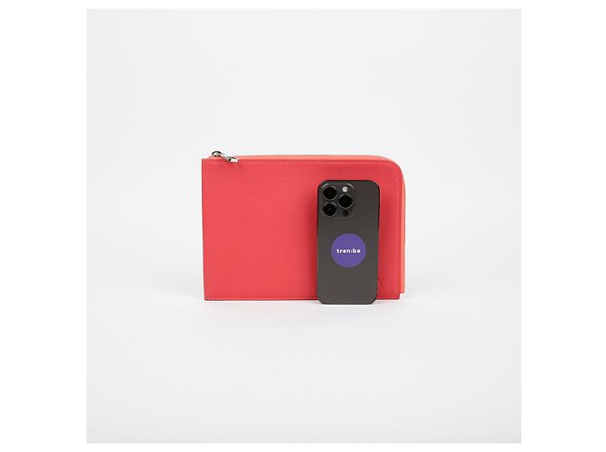Louis Vuitton Clutch Jour PM Size Rosso - vista 8