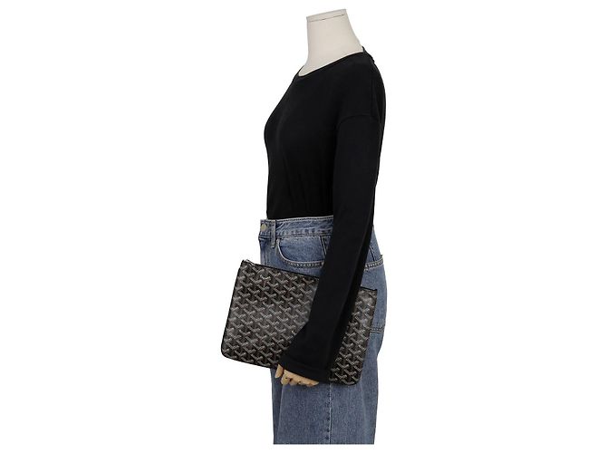 Goyard Clutch Sena MM Nero - vista 11