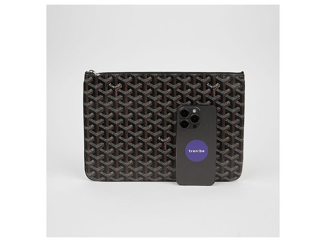 Goyard Clutch Sena MM Nero - vista 9