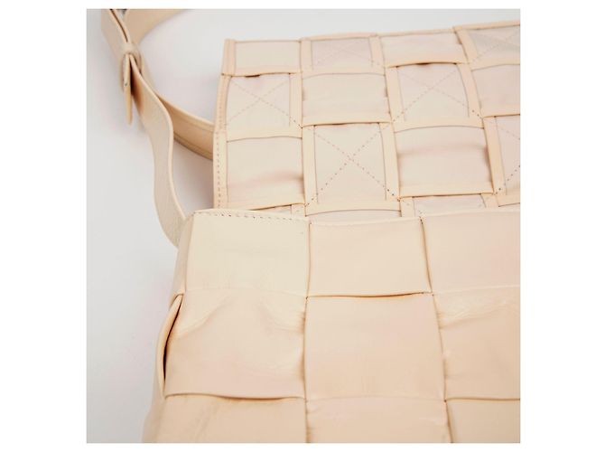 Bottega Veneta Cassette Schulter-Crossbody-Tasche Weiß - Ansicht 10