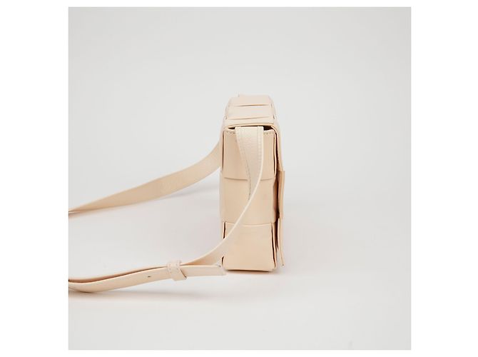 Bottega Veneta Cassette Schulter-Crossbody-Tasche Weiß - Ansicht 5