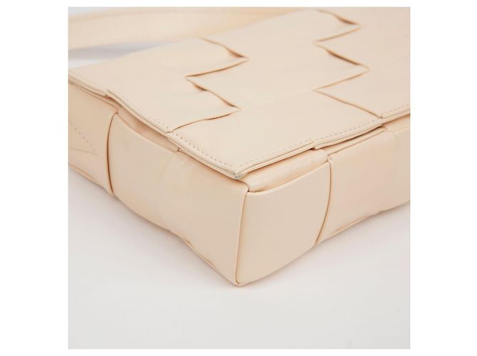 Bottega Veneta Cassette Schulter-Crossbody-Tasche Weiß - Ansicht 7
