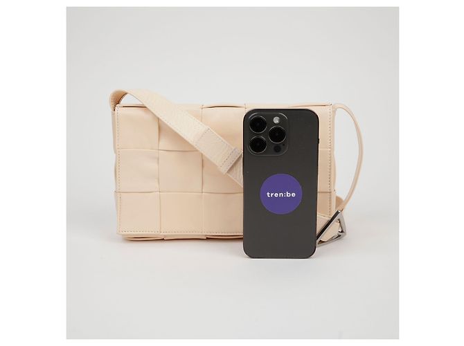 Bottega Veneta Cassette Schulter-Crossbody-Tasche Weiß - Ansicht 9