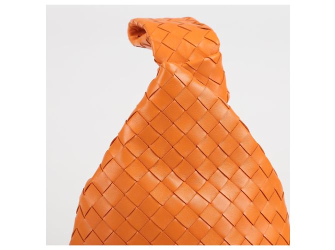 Bottega Veneta Borsa Tote Intrecciato BV Twist Arancione - vista 2