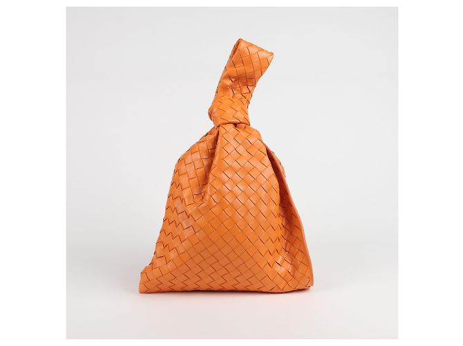 Bottega Veneta Borsa Tote Intrecciato BV Twist Arancione - vista 3