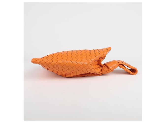 Bottega Veneta Borsa Tote Intrecciato BV Twist Arancione - vista 7