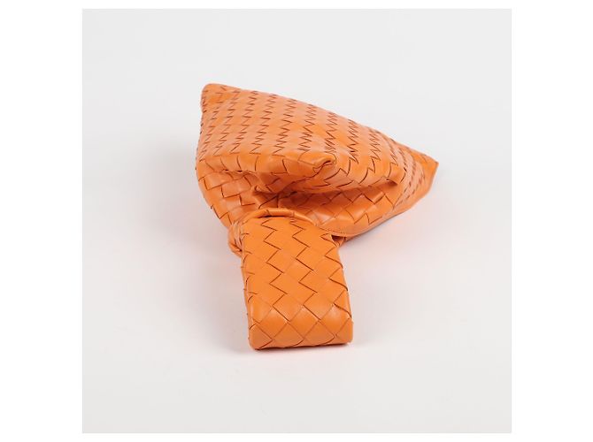 Bottega Veneta Borsa Tote Intrecciato BV Twist Arancione - vista 8