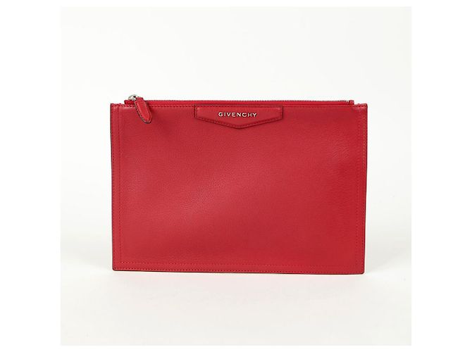Givenchy Clutch Antigona Mediana Roja - vista 2