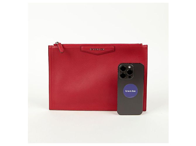 Givenchy Clutch Antigona Mediana Roja - vista 7