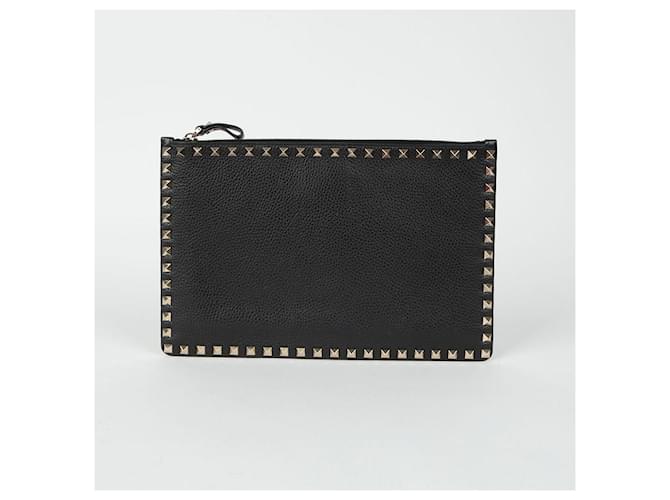 Valentino Clutch Rockstud Nero - vista 2