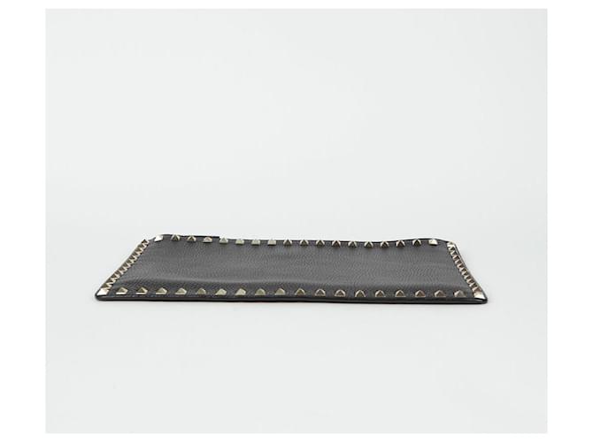 Valentino Clutch Rockstud Nero - vista 6