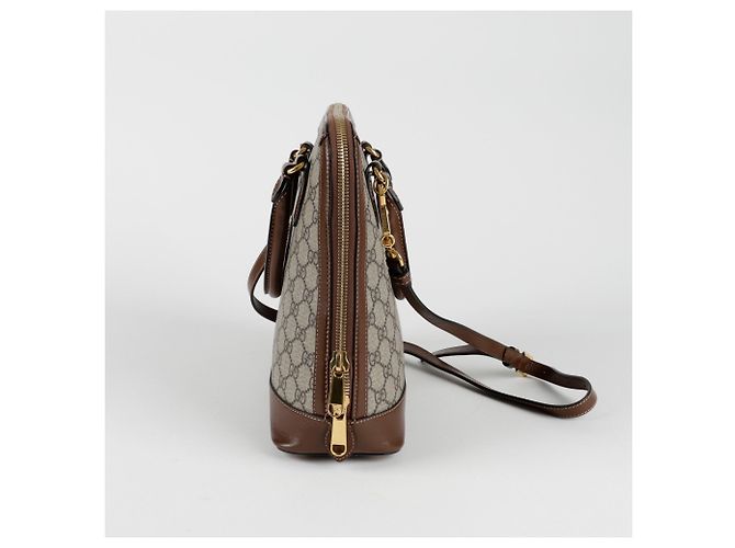 Gucci Medium Horsebit Schultertasche Braun - Ansicht 3