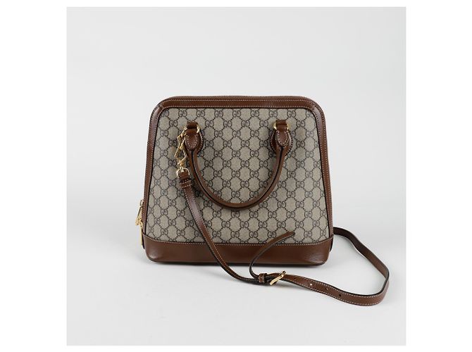 Gucci Medium Horsebit Schultertasche Braun - Ansicht 4