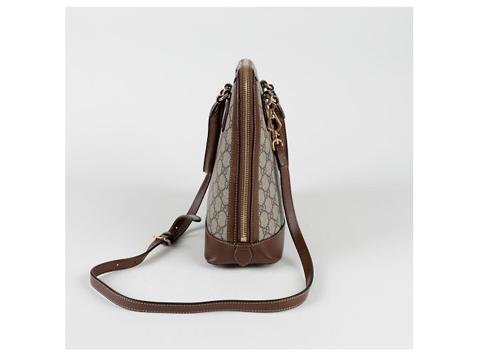 Gucci Medium Horsebit Schultertasche Braun - Ansicht 5