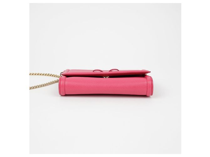 Salvatore Ferragamo Borsa a tracolla Bara Genie Rosa - vista 5