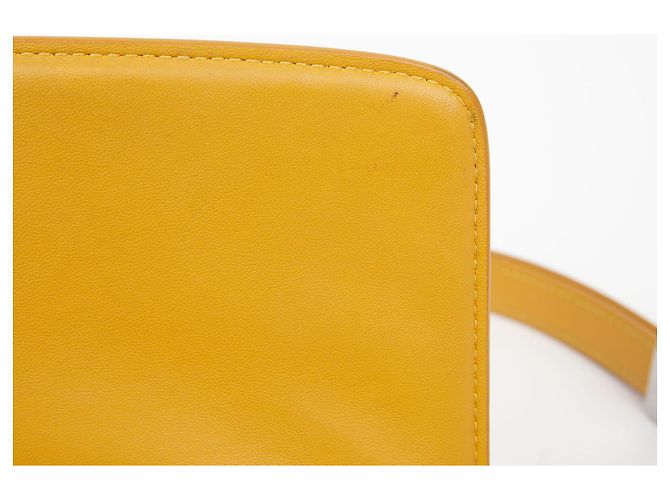 Classic Box Céline Klassische Box Medium Schultertasche Gelb - Ansicht 11