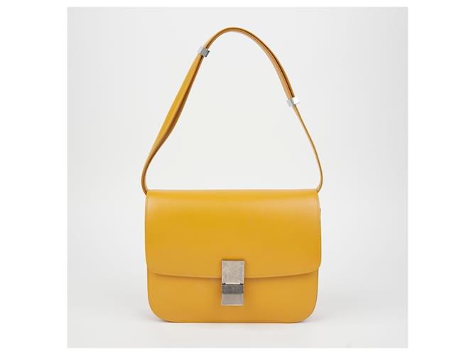 Classic Box Céline Klassische Box Medium Schultertasche Gelb - Ansicht 2